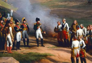 The Surrender of Ulm, 20th October, 1805 - Napoleon and the Austrian generals, 1815 (detail)